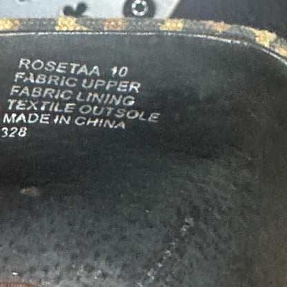 331. Pre-owned Size 10 Betsey Johnson Brown Wedge Platform Shoes