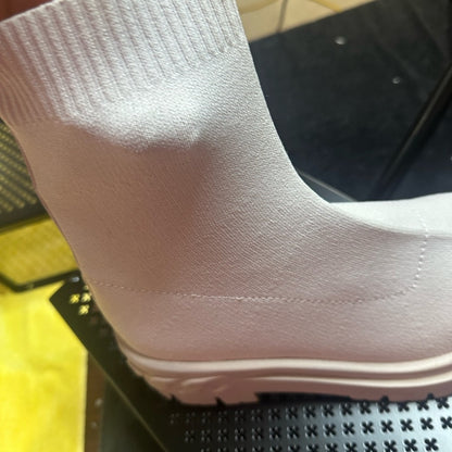 332. NEW SIZE 10 Aldo Cream Chunky Ankle Booties