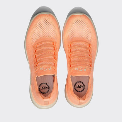 336. NEW M/8 W/9.5 APL Orange Sneakers Modern Minimalist Design