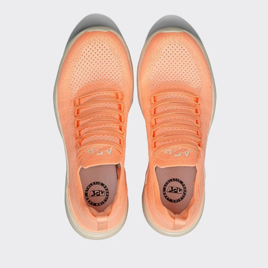 336. NEW M/8 W/9.5 APL Orange Sneakers Modern Minimalist Design