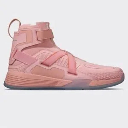 338. NEW SIZE M/9.5 W/11 APL Pink High-Top Sneakers with Velcro Strap