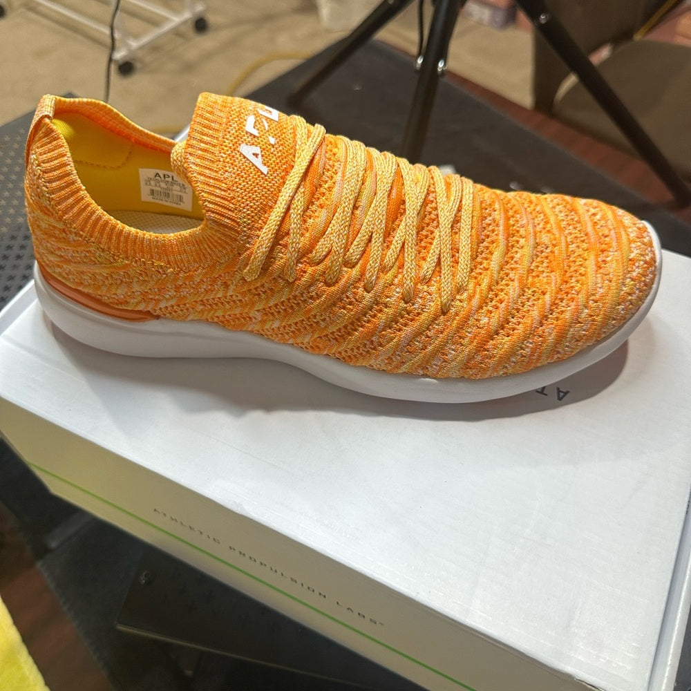 339. NEW SIZE M/9.5 W/11 APL Women's Orange Sneakers