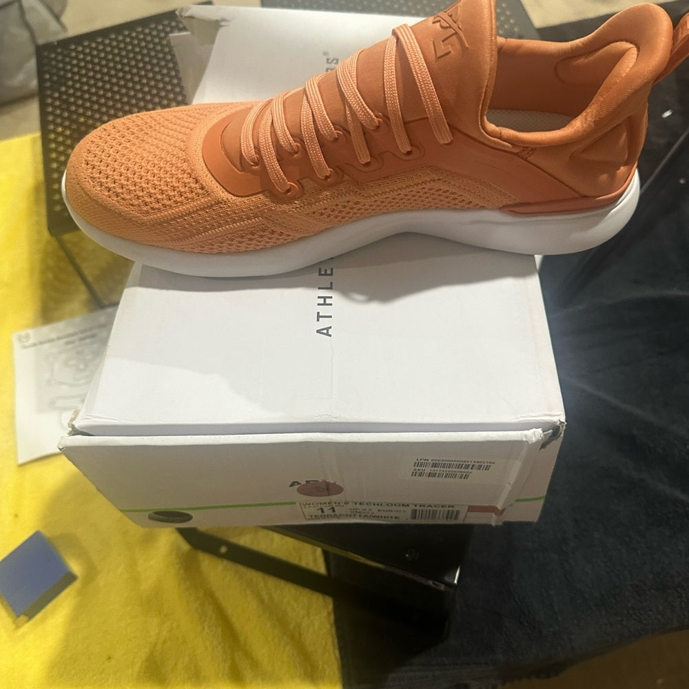 345. NEW SIZE 11 APL Orange Women's Sneakers