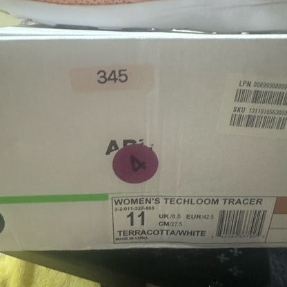 345. NEW SIZE 11 APL Orange Women's Sneakers