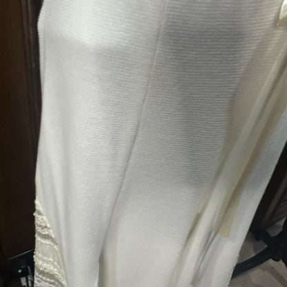 NWOT SIZE L POL Cream Wide Leg Lace Panel pants.