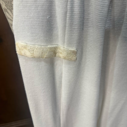 NWOT SIZE L POL Cream Wide Leg Lace Panel pants.