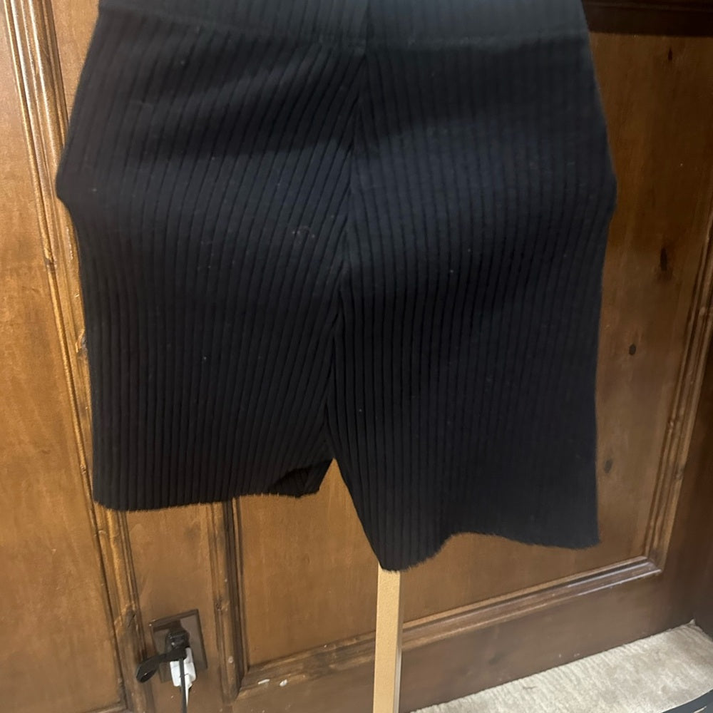 NWOT SIZE L Cotton Citizen Black High-Waisted Bike Shorts