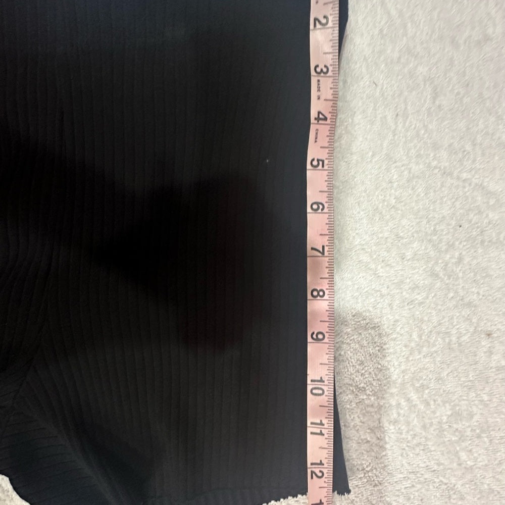 NWOT SIZE L Cotton Citizen Black High-Waisted Bike Shorts