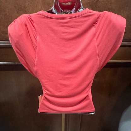 NWT SIZE S Bailey 44 Coral and White Muscle Tees