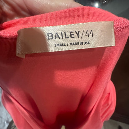 NWT SIZE S Bailey 44 Coral and White Muscle Tees