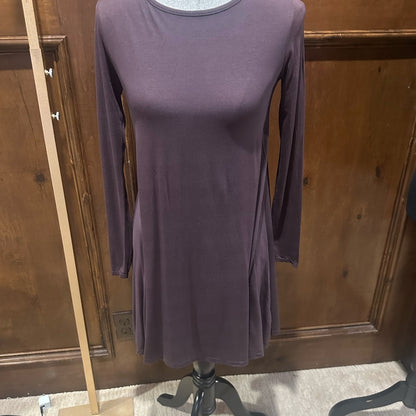 NWT SIZE 4 Boohoo Long Sleeve Dress in Charcoal