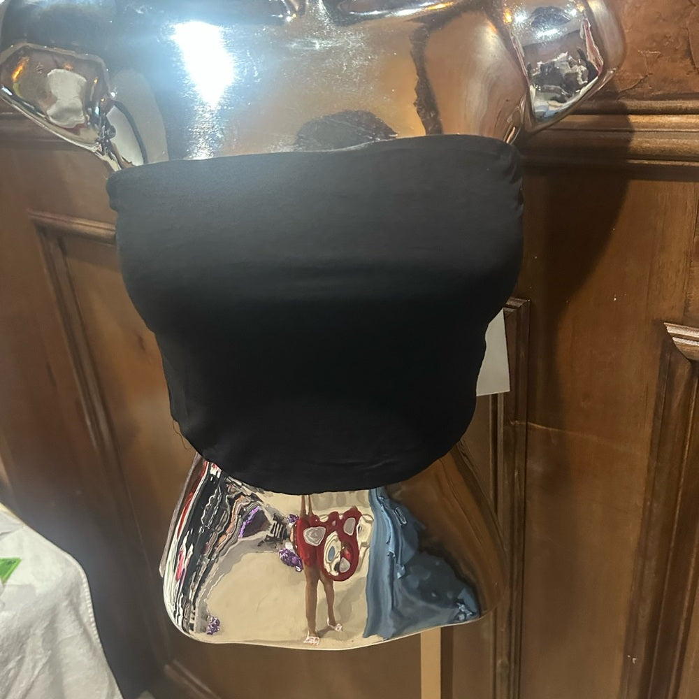 NWT SIZE S/M/L Mono B Classic Black Bandeau