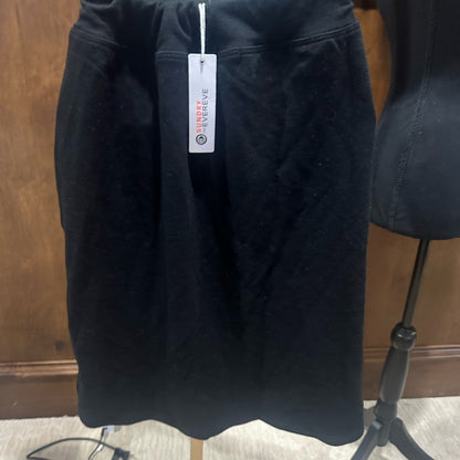 NWT SIZE XL/4 Sundry Black Mini Skirt with Tie