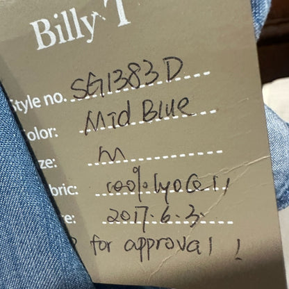 NWT SIZE M Elegant Blue Tunic with Embroidered Detail