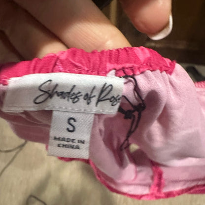 NWT SIZE S Elegant Floral Blouse with Twist Front