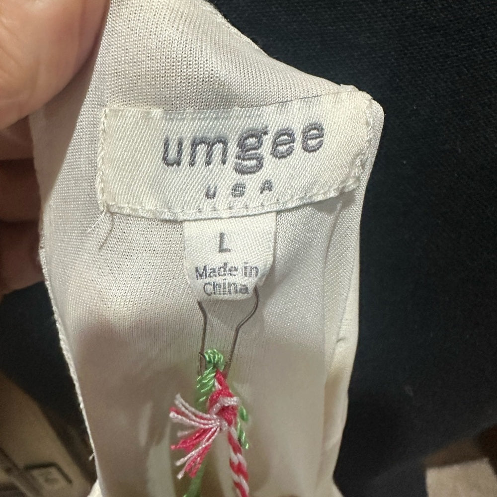 Umgee Cream Dress with Ruffled Details