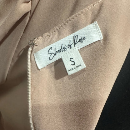 NWT SIZE S Boohoo Blush V-Neck Long Sleeve Dress