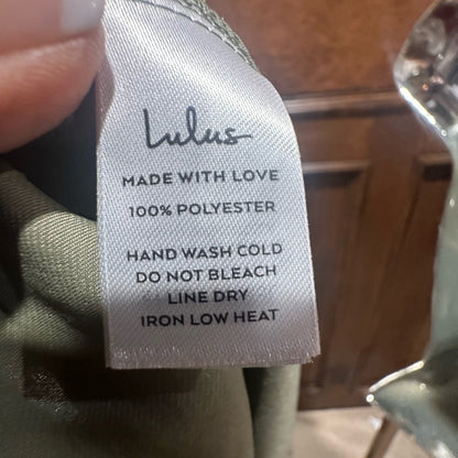 NWT SIZE M Lulu's Olive High-Waisted Shorts