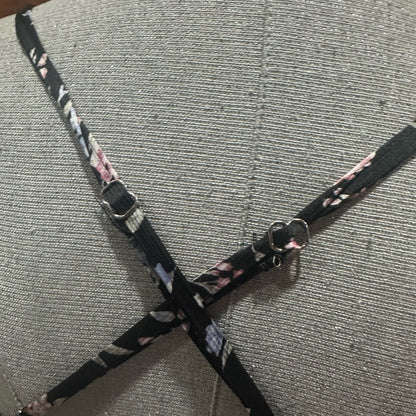 NWT SIZE M Lulu's Black and White Floral Ruffle Mini Dress