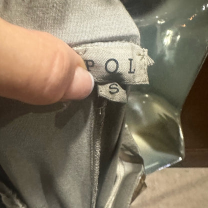 NWOT SIZE S POL Women's Flared Leggings in Green.