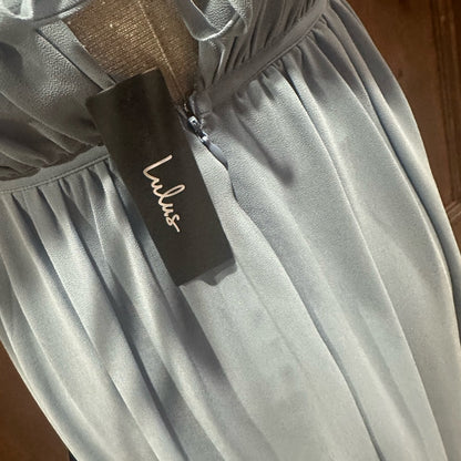 NWT SIZE XS Lulu's Elegant Blue Maxi Dress