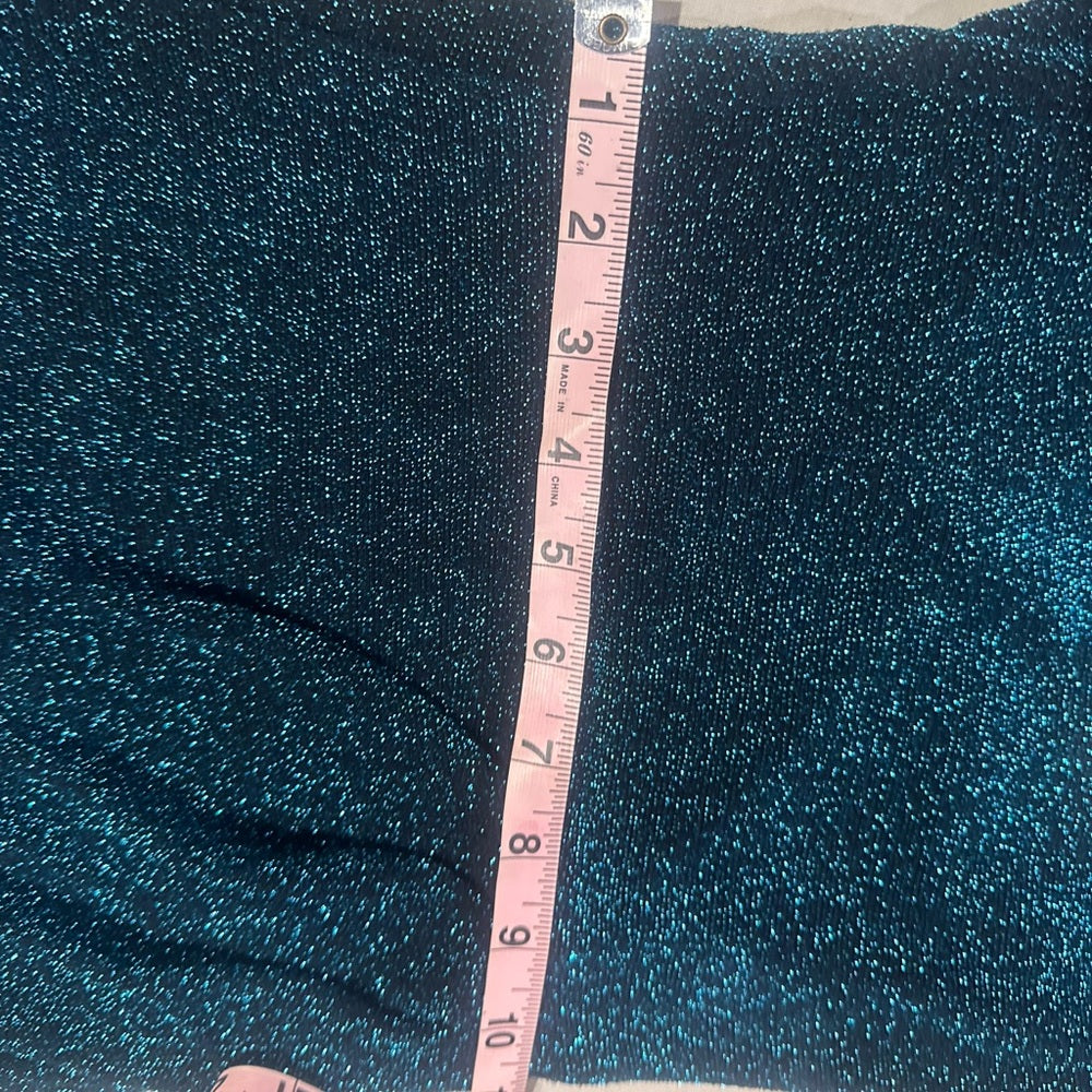 NWT SIZE XS Lulu's Sparkling Blue Mini Dress