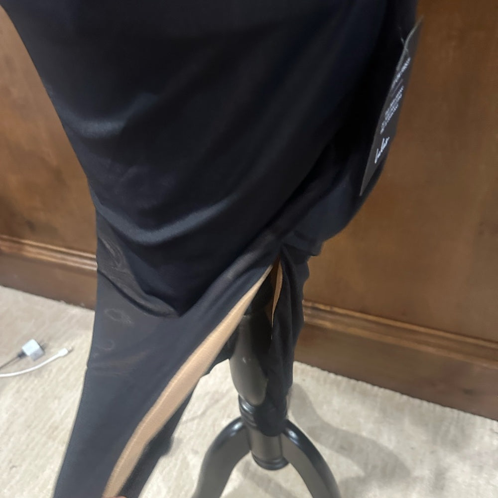 NWT SIZE S Lulu's Elegant Black One-Shoulder Dress