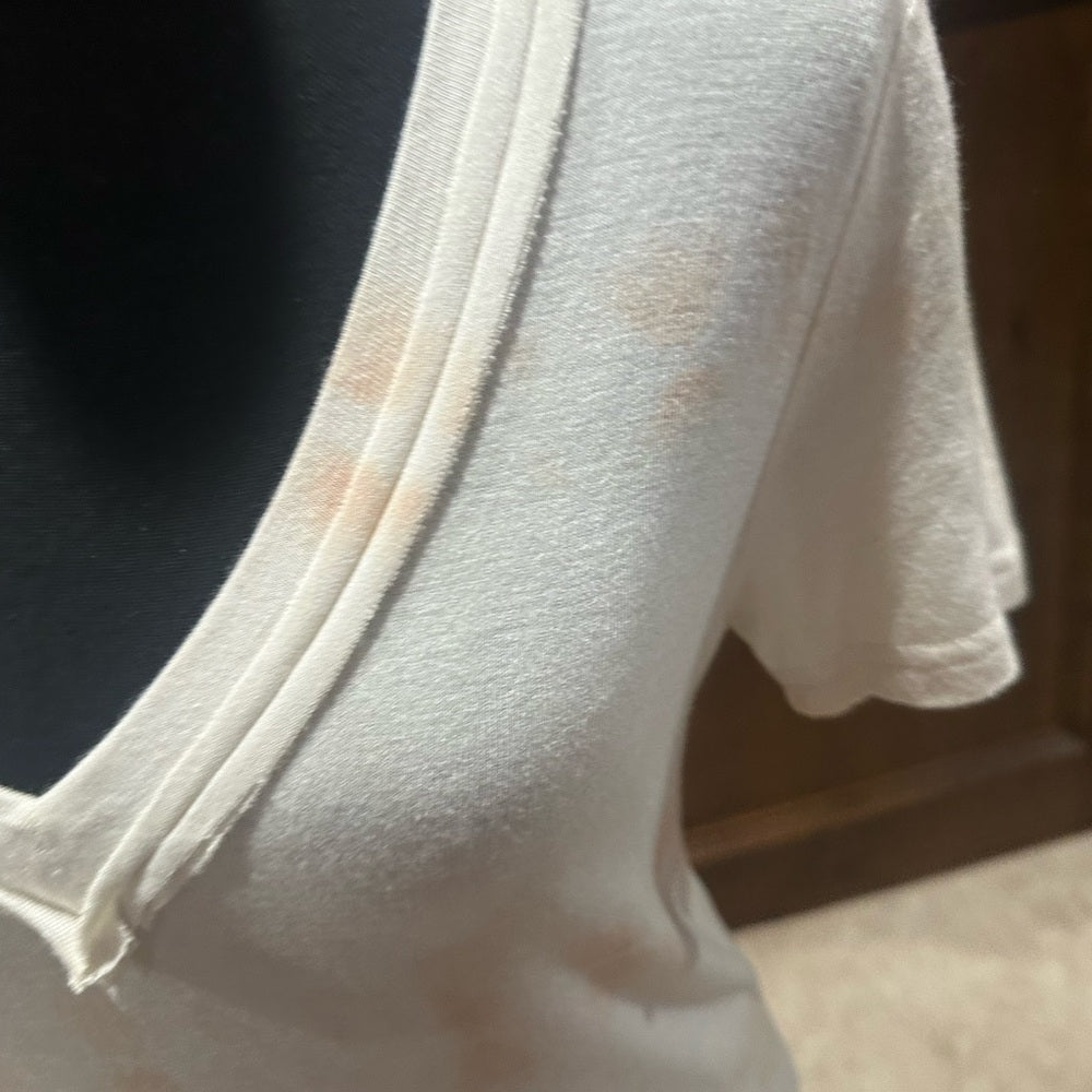 NWOT SIZE S POL Ivory Short Sleeve Top