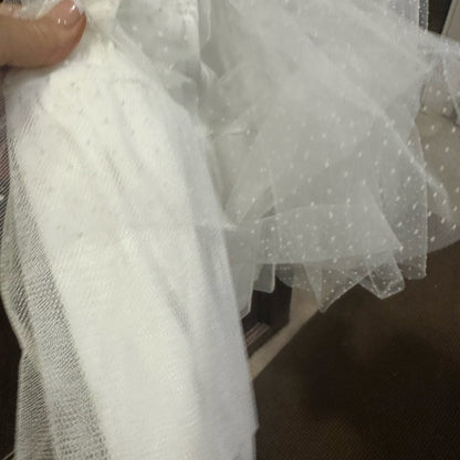 NWT SIZE XS Lulu's Elegant White Midi Dress