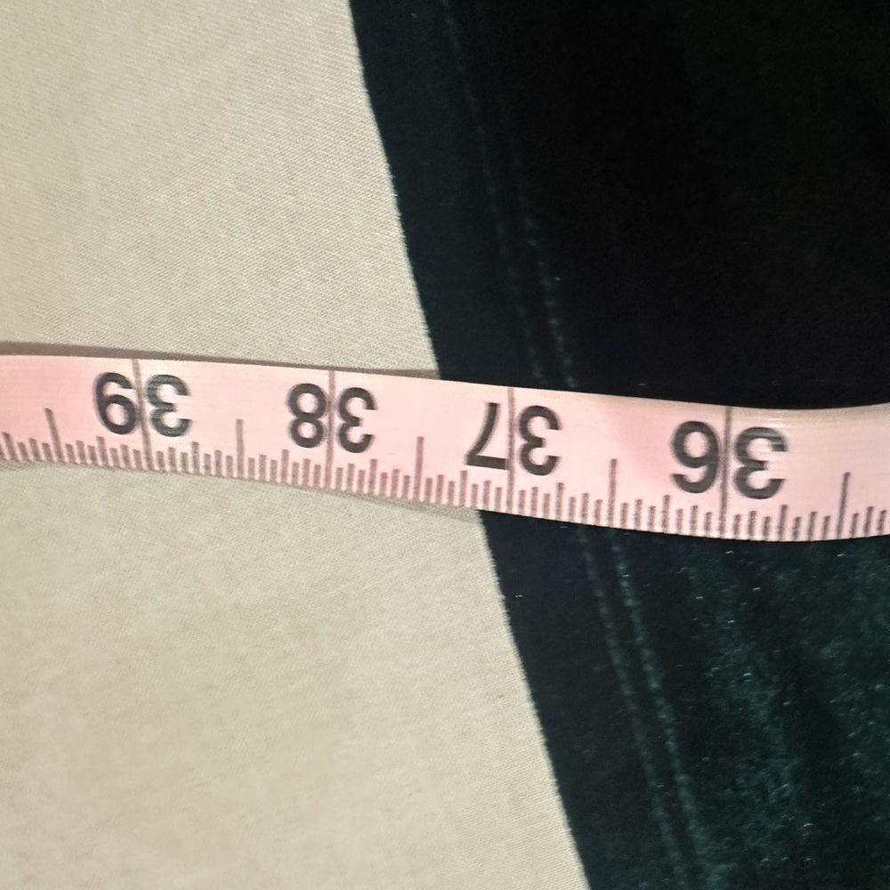 NWT SIZE XS Lulu's One-Shoulder Deep Green Velvet Dress