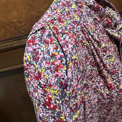 NWT SIZE L Zadig & Voltaire Floral Print Blouse - Multicolor