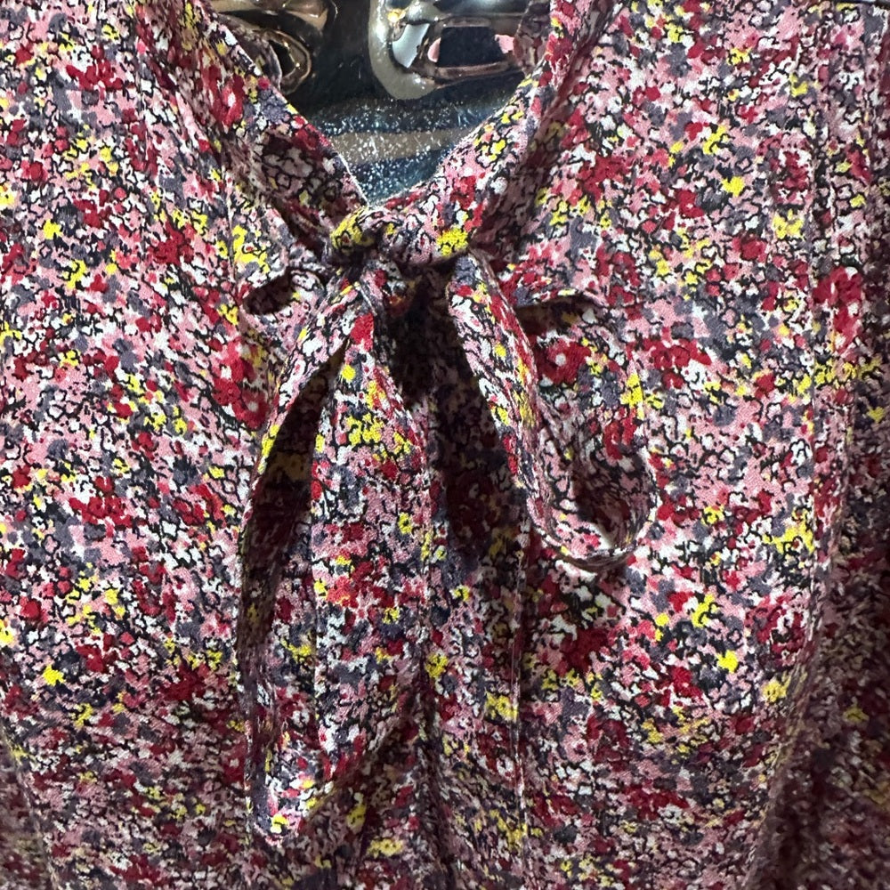NWT SIZE L Zadig & Voltaire Floral Print Blouse - Multicolor