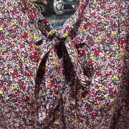 NWT SIZE L Zadig & Voltaire Floral Print Blouse - Multicolor
