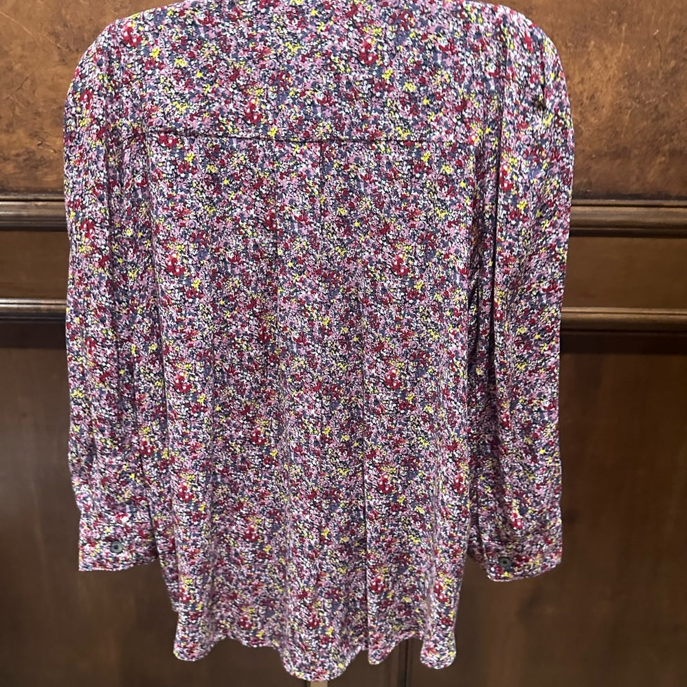 NWT SIZE L Zadig & Voltaire Floral Print Blouse - Multicolor