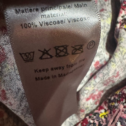 NWT SIZE L Zadig & Voltaire Floral Print Blouse - Multicolor