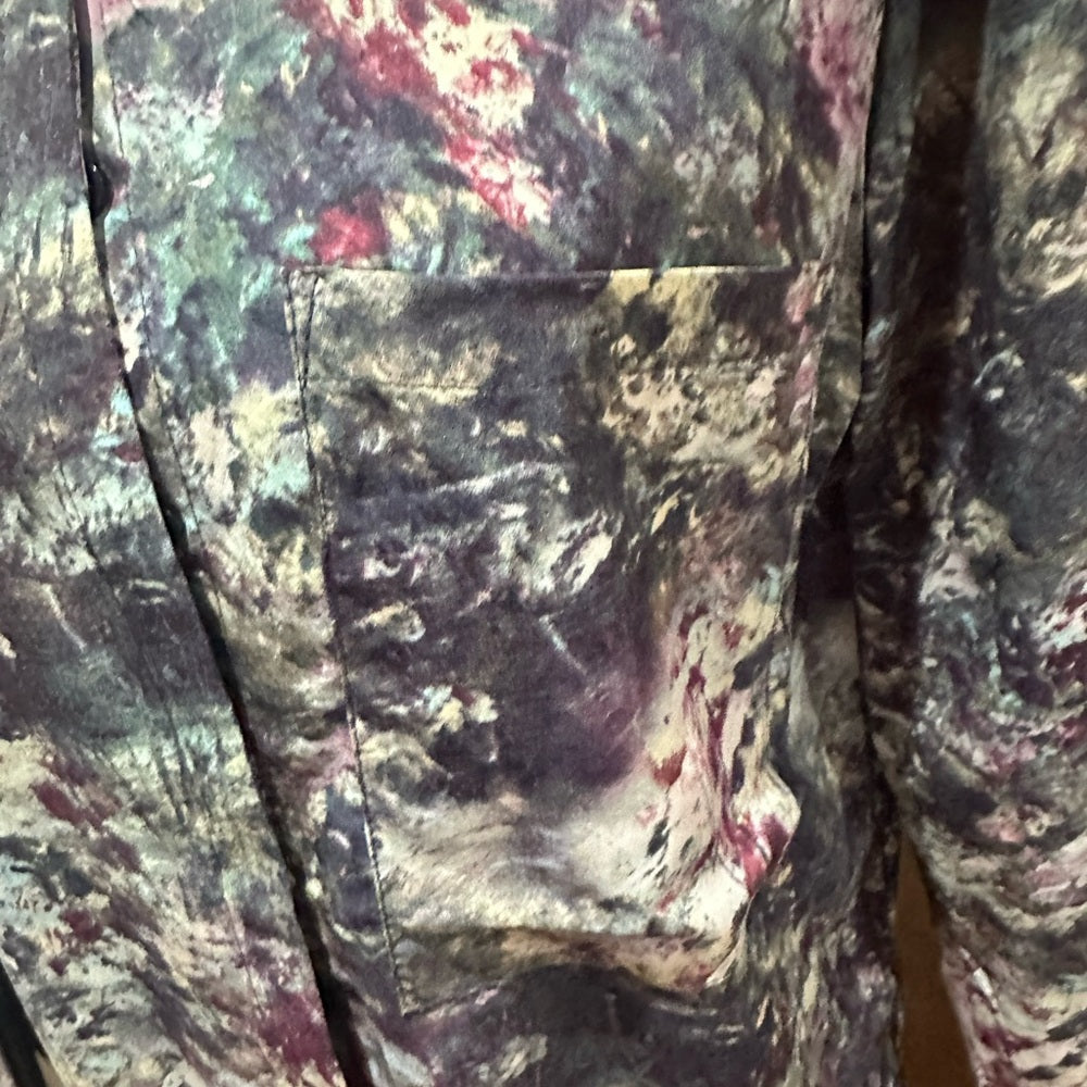 NWT SIZE 6 Philosophy Multicolor Abstract Blouse