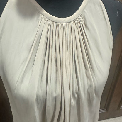 NWT SIZE L Ramy Brook Beige Sleeveless Mini Dress