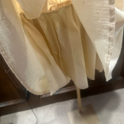 NWT SIZE L Lost + Wander Elegant White Mini Skirt