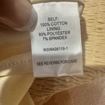 NWT SIZE L Lost + Wander Elegant White Mini Skirt