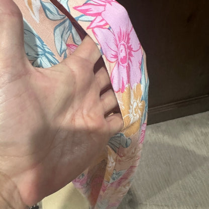 NWT SIZE M Lost + Wander Vibrant Floral Maxi Skirt