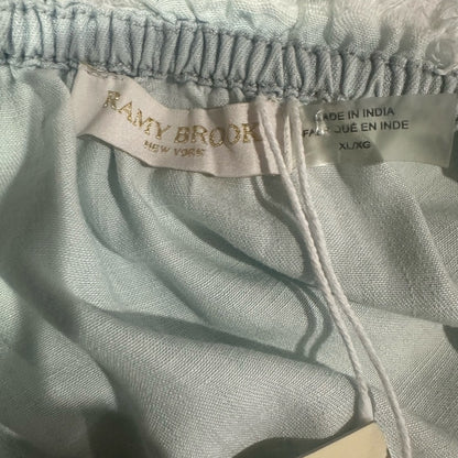 NWT SIZE XL Ramy Brook Sky Blue Smocked Blouse
