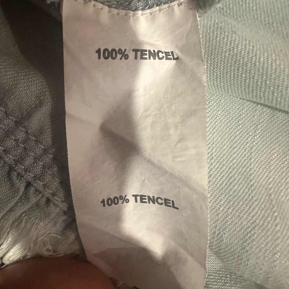 NWT SIZE XL Ramy Brook Sky Blue Smocked Blouse