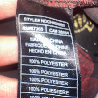 SIZE S cupcakes & cashmere Black Blouse with Red Floral Design