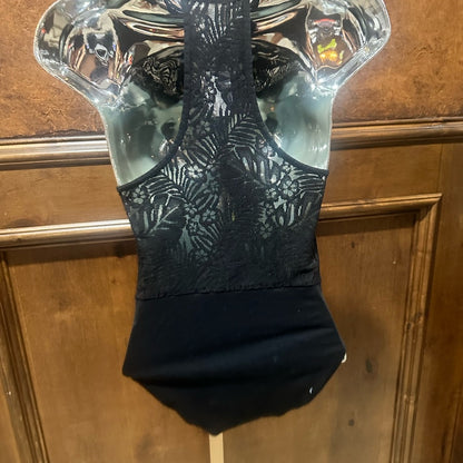 SIZE XS PINK Victoria's Secret Black Lace Bodysuit