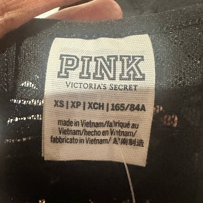 SIZE XS PINK Victoria's Secret Black Lace Bodysuit