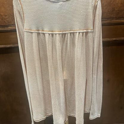 NWOT SIZE M We The Free Beige Button-Front Blouse