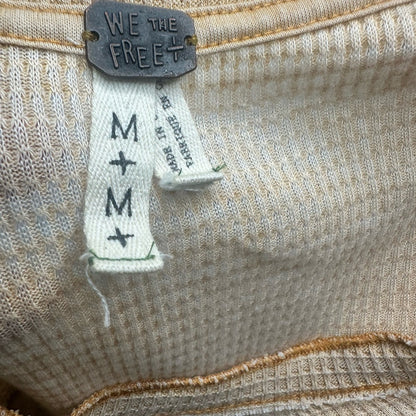 NWOT SIZE M We The Free Beige Button-Front Blouse