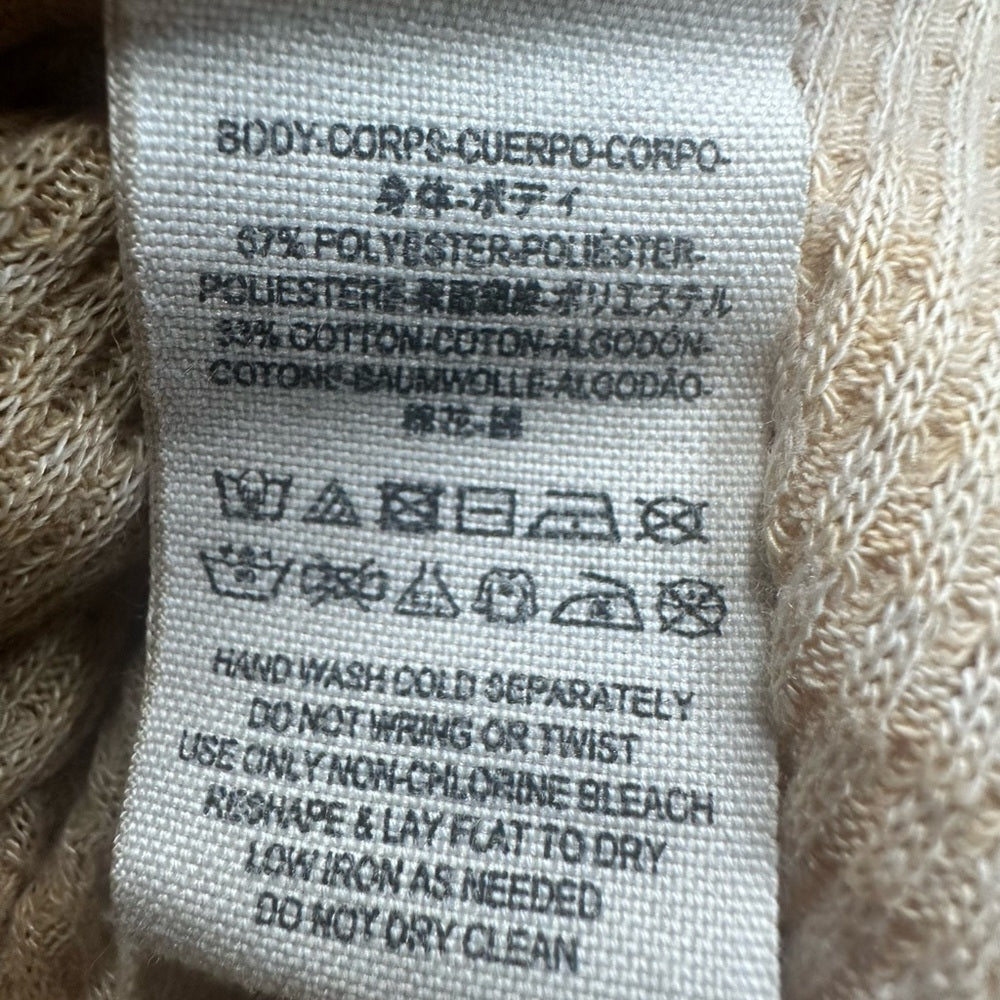 NWOT SIZE M We The Free Beige Button-Front Blouse