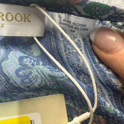 NWT SIZE S Ramy Brook Blue Paisley Blouse