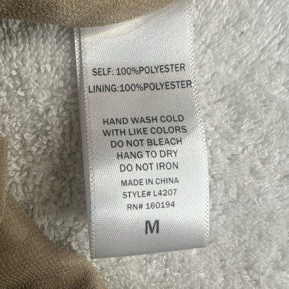 NWOT SIZE M By Together Cream Patterned Blouse